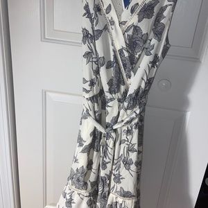 Black and White Floral Dress